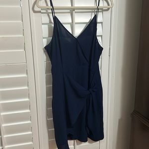 Blue cocktail dress